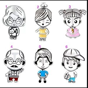 New 925-Charm Bead Fit Original Pandora Bracelet